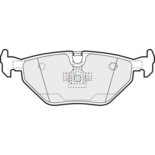 Brake pads set for bmw - set,