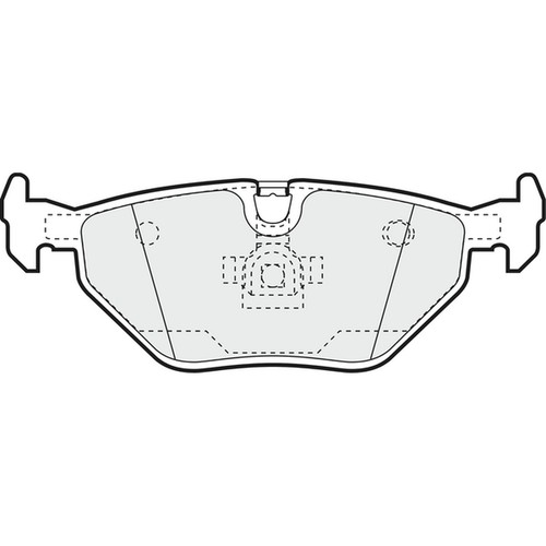 Brake pads set for - brake, bmw