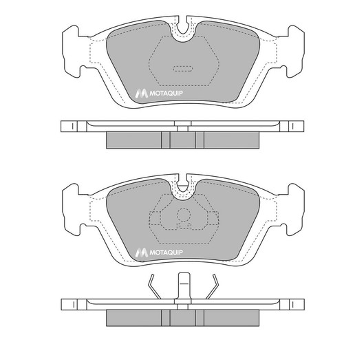 Brake pads set for bmw - pads,