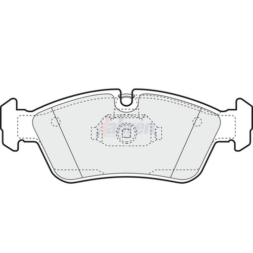 Brake pads set - set, bmw